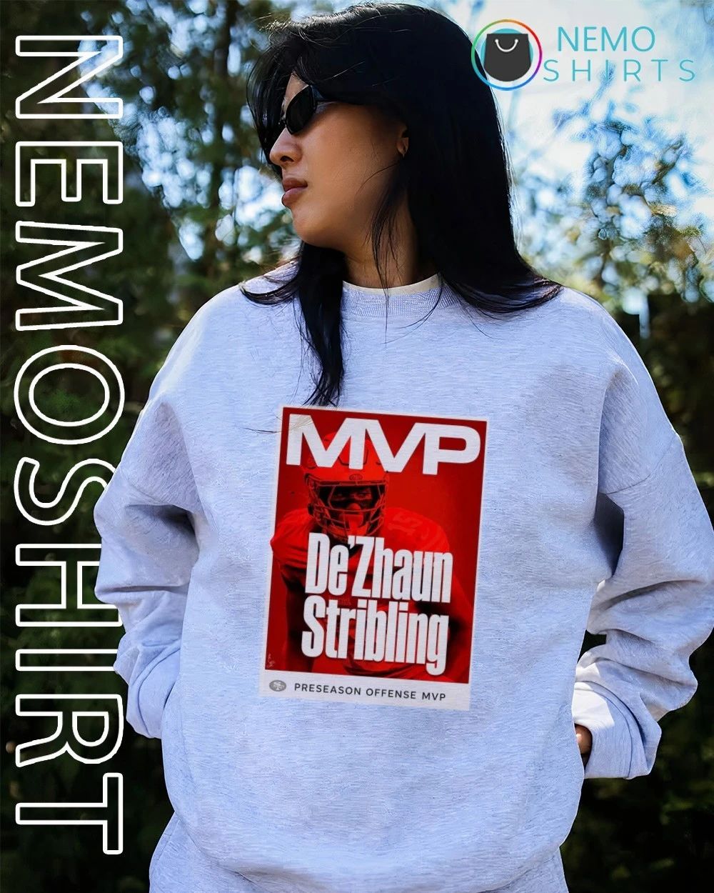 De’Zhaun Stribling 49ers Preseason Offense MVP shirt