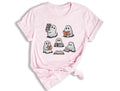Ghost Reading Shirt, Cute Librarian Shirt, Teacher Halloween Shirt, Book Lover