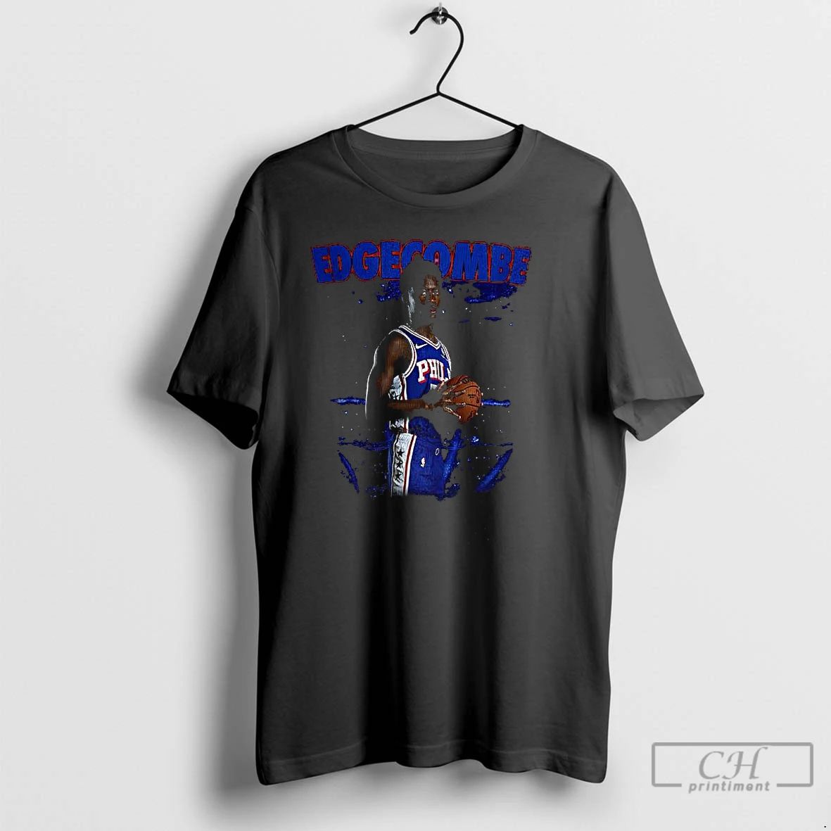 Classic V J Edgecombe Philadelphia 76ers Nba Player Graphic T Shirts