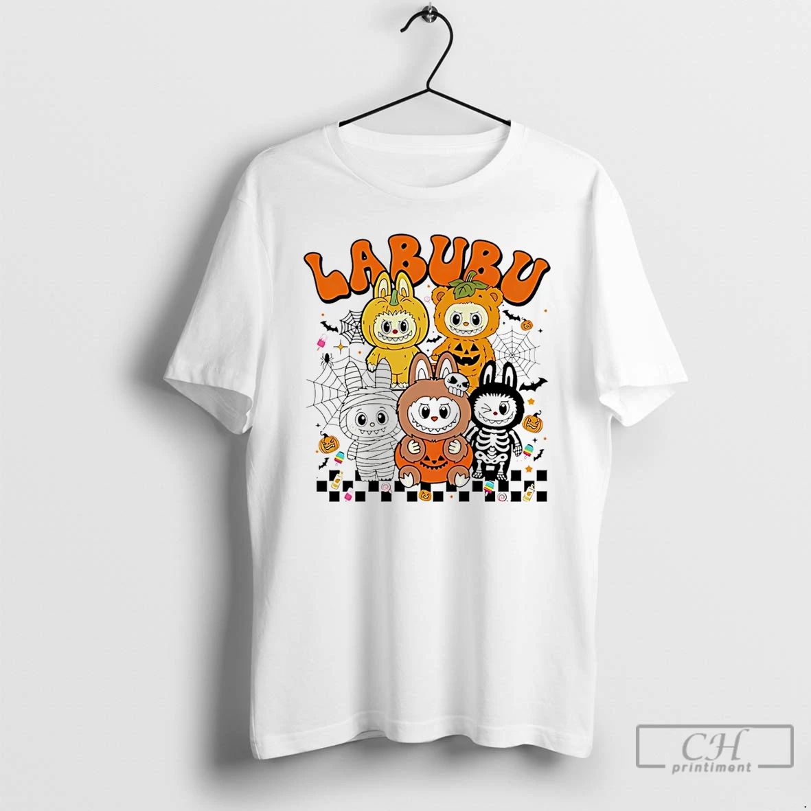 Classic Labubu Cosplay Horror Characters Halloween T Shirts