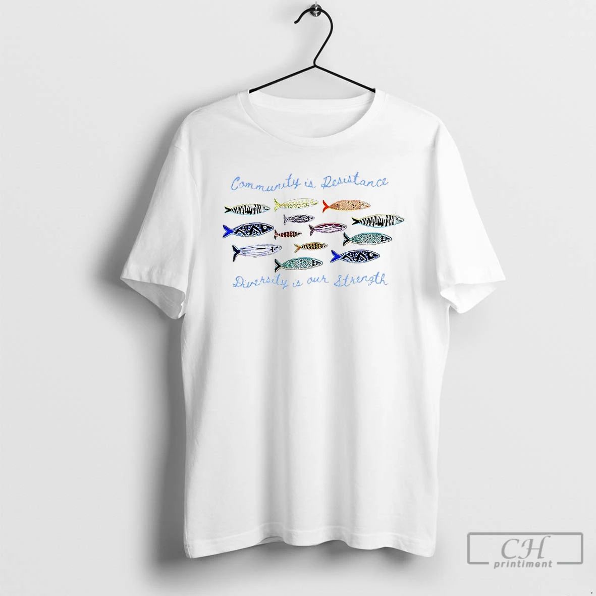 Classic Anti Ice Community Is Resistance Is Our Strength Anti Fascist T Shirts