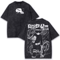 Rock Lee Graphic T-Shirt 2-Sided Vintage Cotton Anime Fan Tee