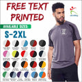 Personalised Custom Printed AWDis Contrast Cool T-Shirt Sports Polyester Tee TOP