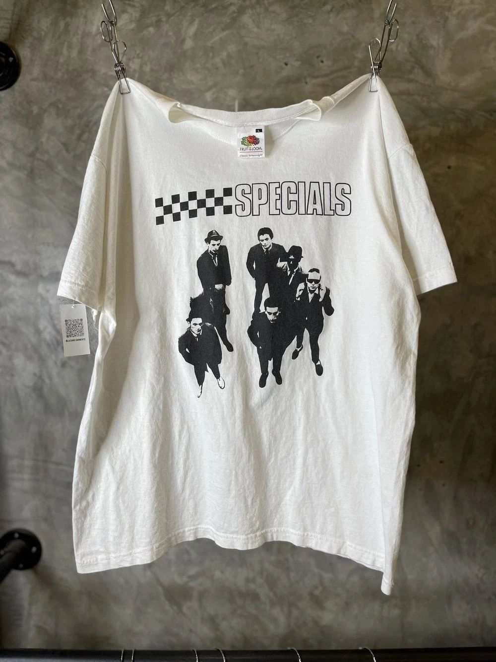 Vintage The Specials Band Cotton White T-shirt Men Women S-5XL