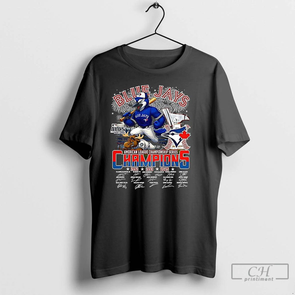 Classic Blue Jays Beat Mariners Alcs World Series 2025 Champions Player Signature T Shirts