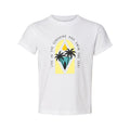 Surfing Graphic T Shirt For Men And Women With Palm Trees And Sunny Sea Scene Ar