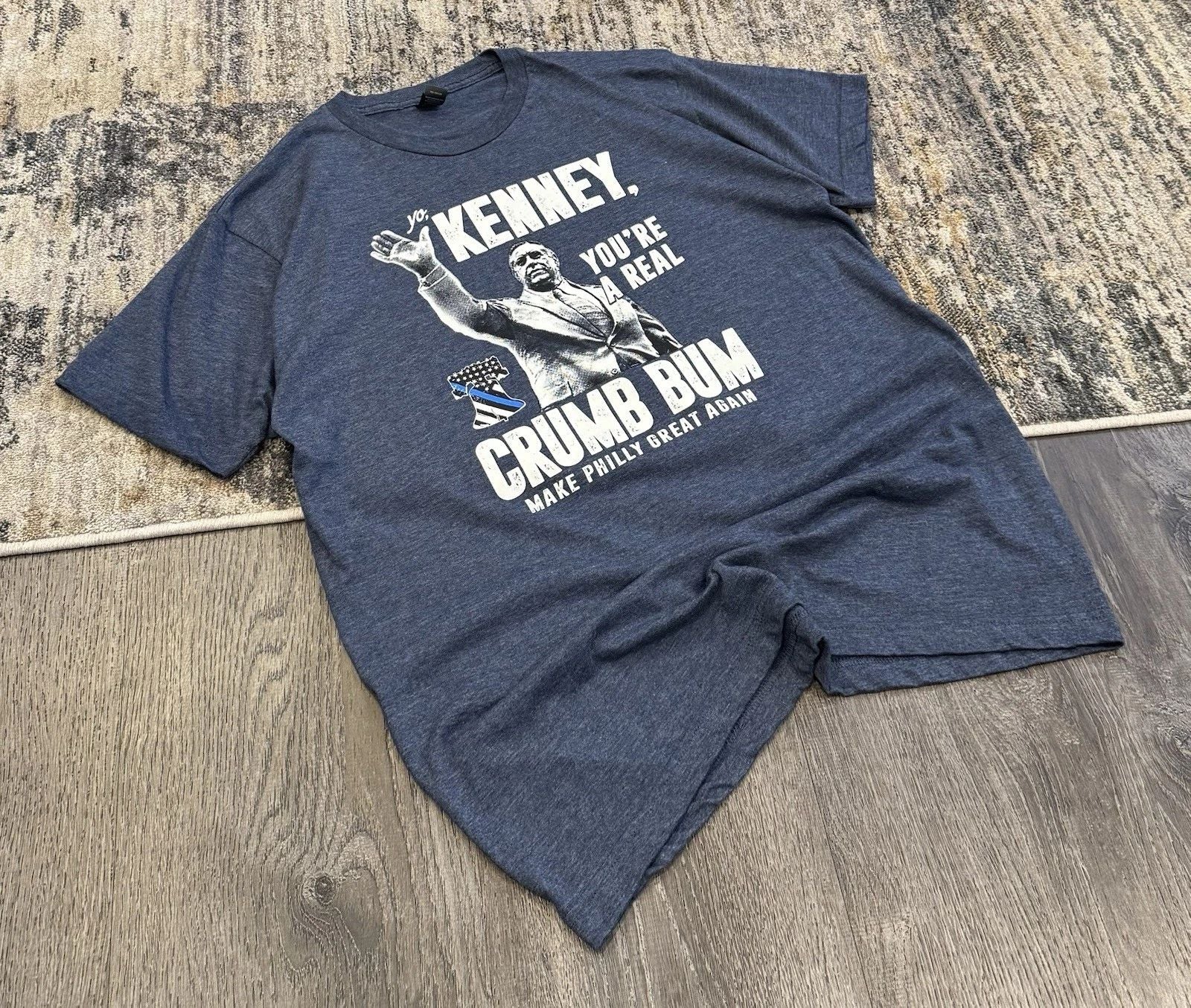 Philly Mayor Frank Rizzo T Shirt—Blue Lives Matter Philadelphia—Men’s Size Large