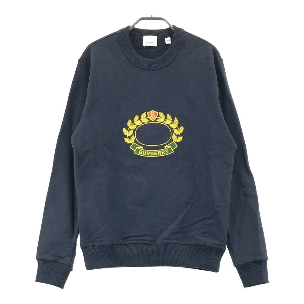 BURBERRY Men’s Navy Sweatshirt XXS Used Stylish Casual Pullover