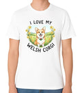 I Love My Welsh Corgi Cute Dog Lover Graphic Unisex T-Shirt