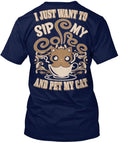 Cat Lover Pet My Cat T-Shirt Made in the USA Size S to 5XL