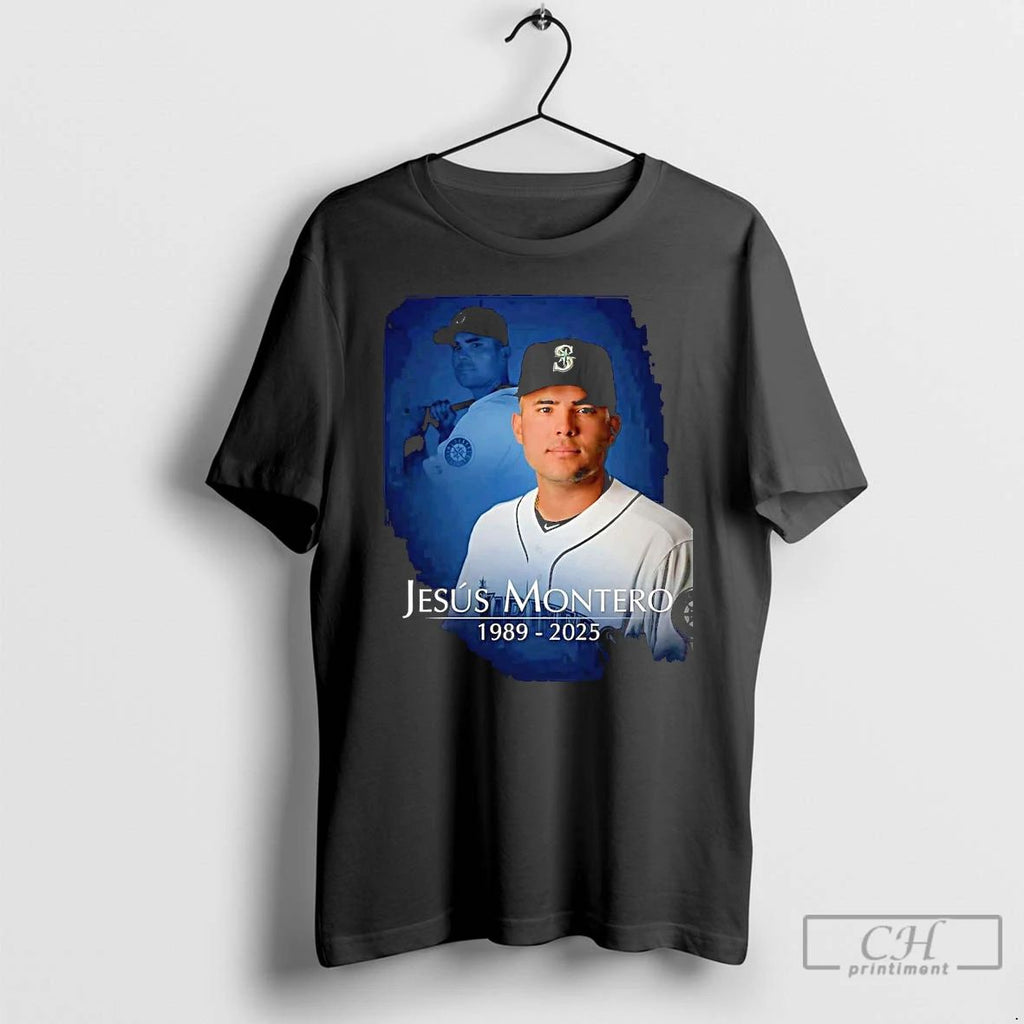 Classic Rip Jesus Montero 1989 2025 Seattle Mariners T Shirts