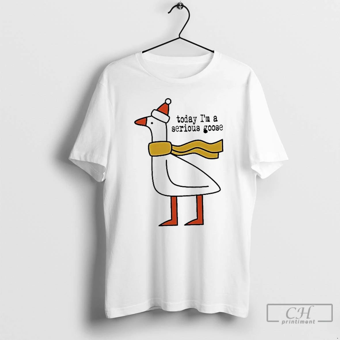 Classic Christmas Today Im A Serious Goose T Shirts