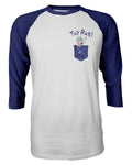 Rick & Morty "Tiny Rick!" Funny TV Mens Raglan Quarter Sleeve T-Shirt