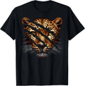 Leopard Cheetah Tiger Leopard Face Lion Cat Unisex T-Shirt