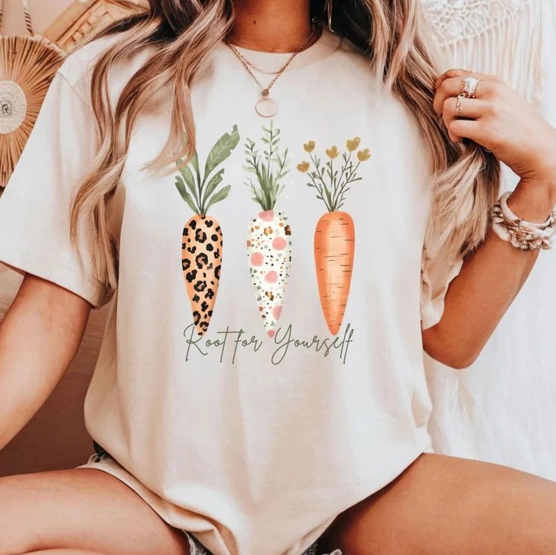 Comfort Tee Farmers Market Boho Easter Spring Vibe