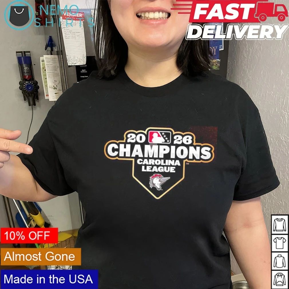 2026 Carolina League Champions Fayetteville Woodpeckers shirt