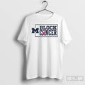 Classic Michigan Wolverines Block Cancer Breast Cancer Awareness T Shirts