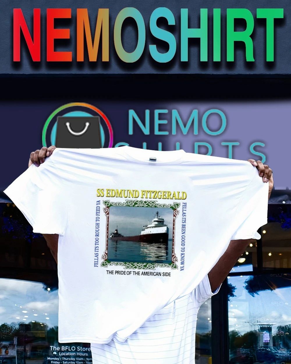 SS Edmund Fitzgerald The Pride of the American Side shirt
