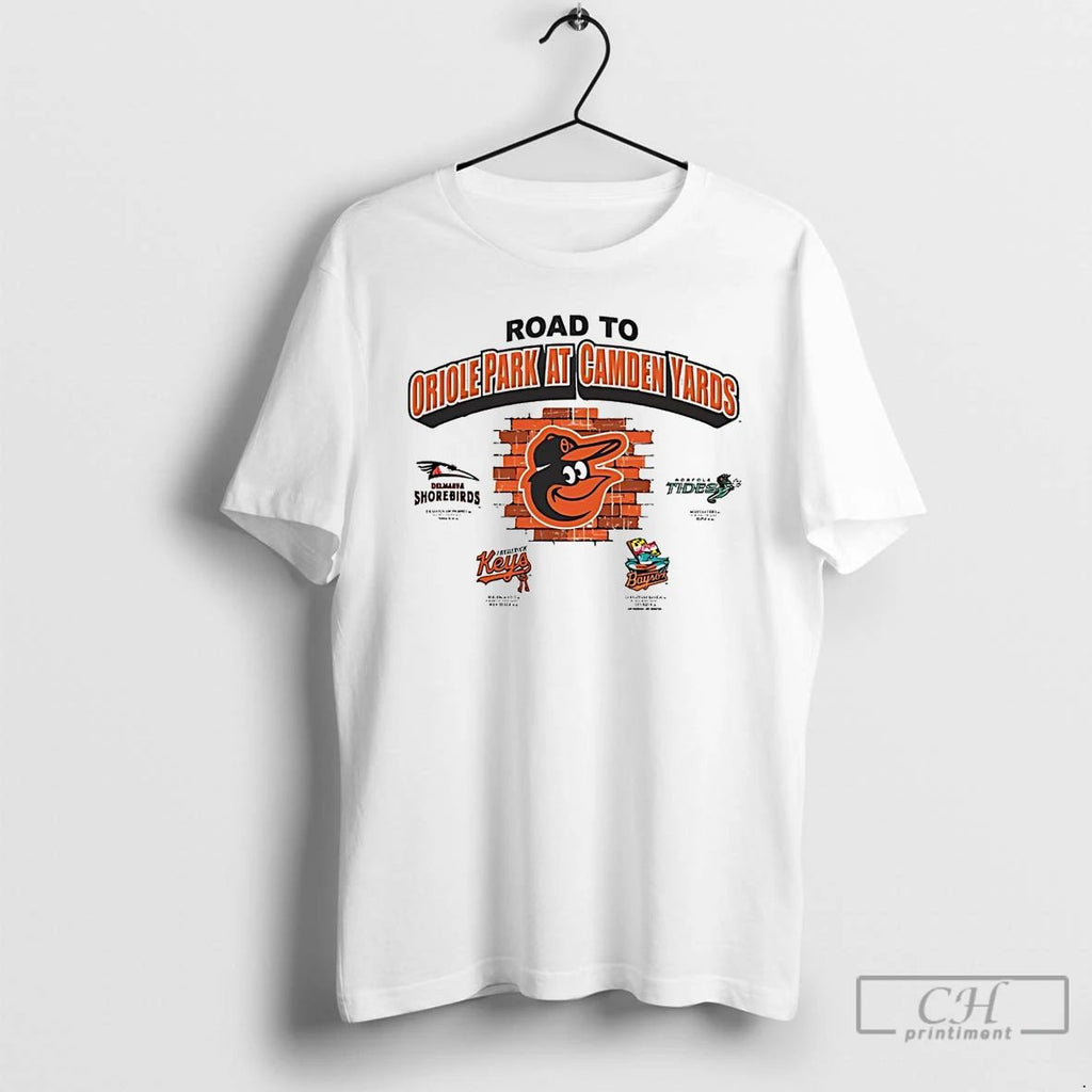 Classic Frederick Keys Road To Orioles Park At Camden Yards T Shirts