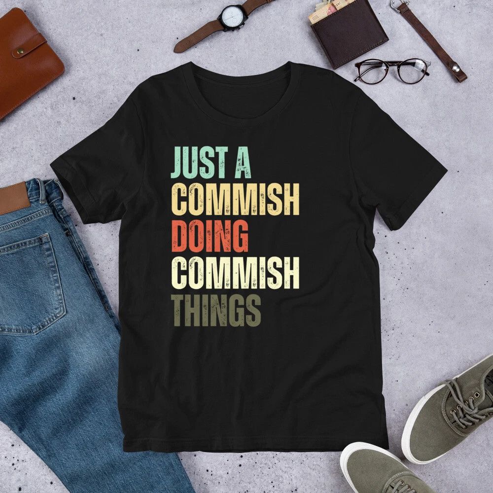Just a Commish doing Commish Things Funny Fantasy Football t-shirt