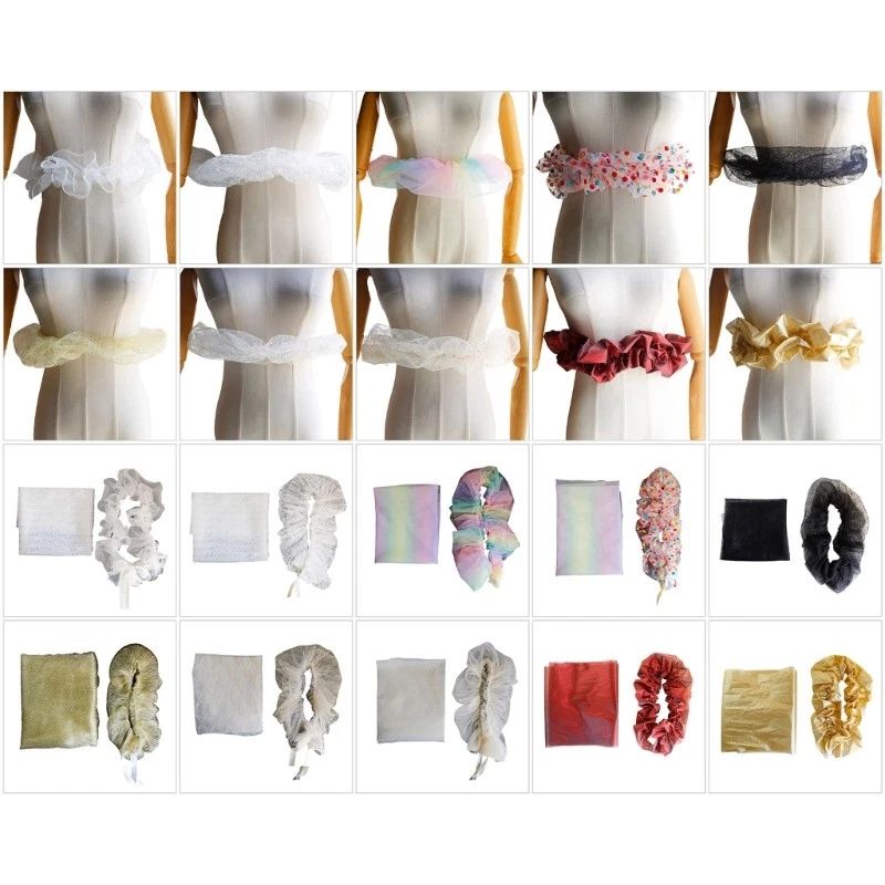 Fashionable Japanese Self Knot Tie Cincher Belt Colorful Netting Strap Belt