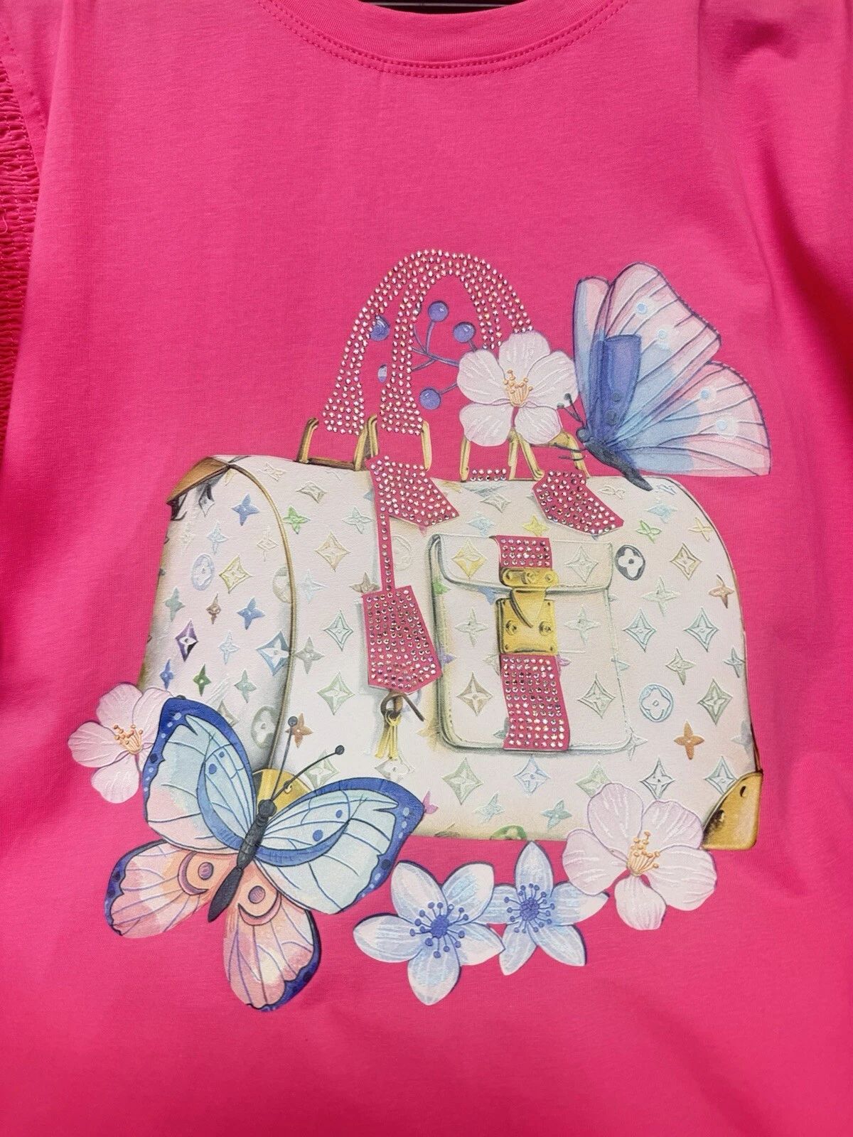 Pink Graphic Shirt Medium