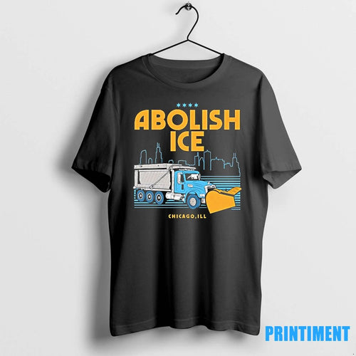 Abolish Ice Chicago Ill City Skyline Tshirts Sweater
