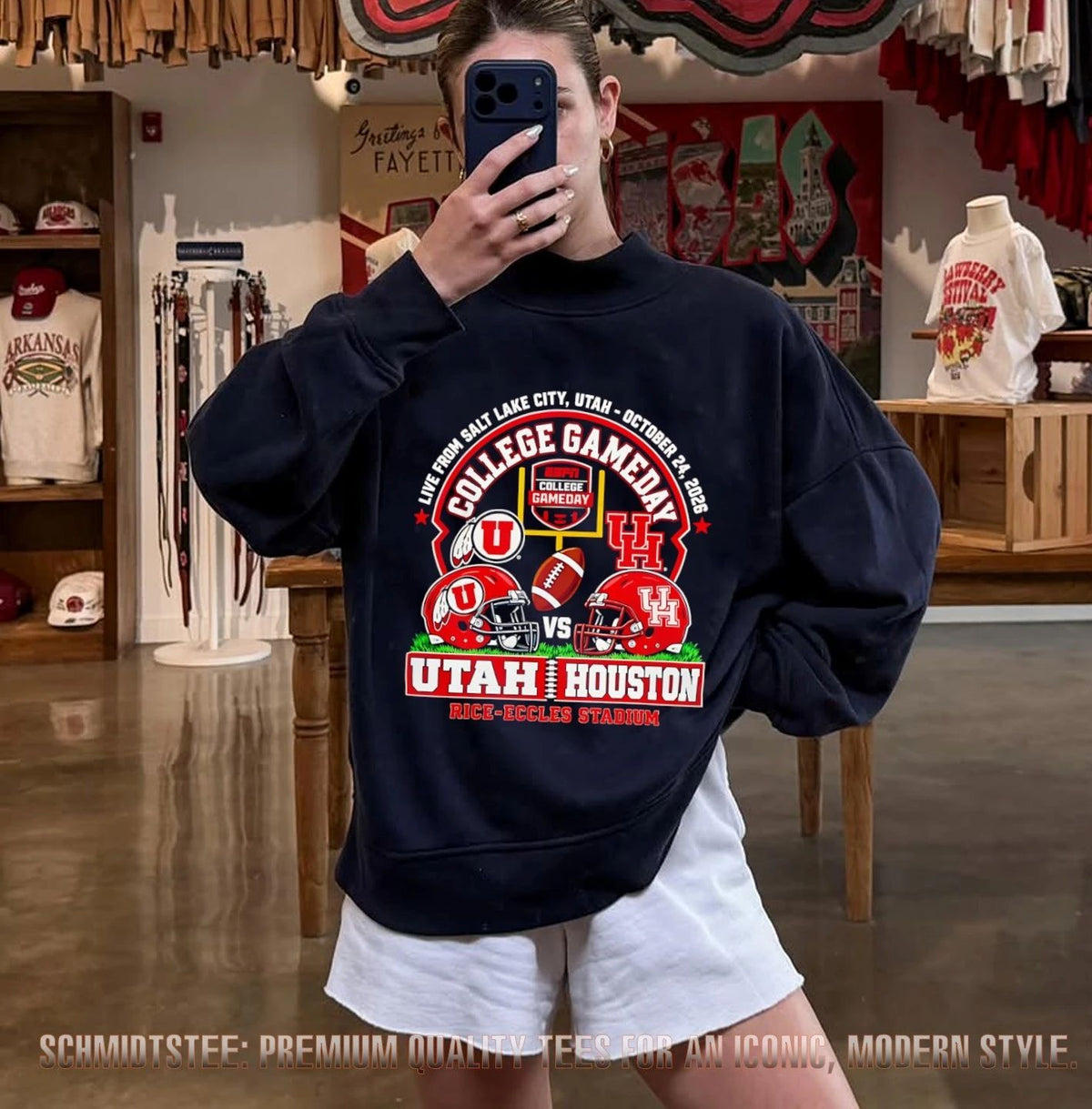 Utah vs Houston 2026 College GameDay Helmets Matchup shirt