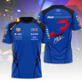 RedBull1 x Max Verstappens Formula F1 Racing Team 2026 3D Apparel Unisex T-Shirt