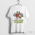 Classic Grinch And Max Dog Warning 99 Percent Nice 1 Percent Grinch T Shirts