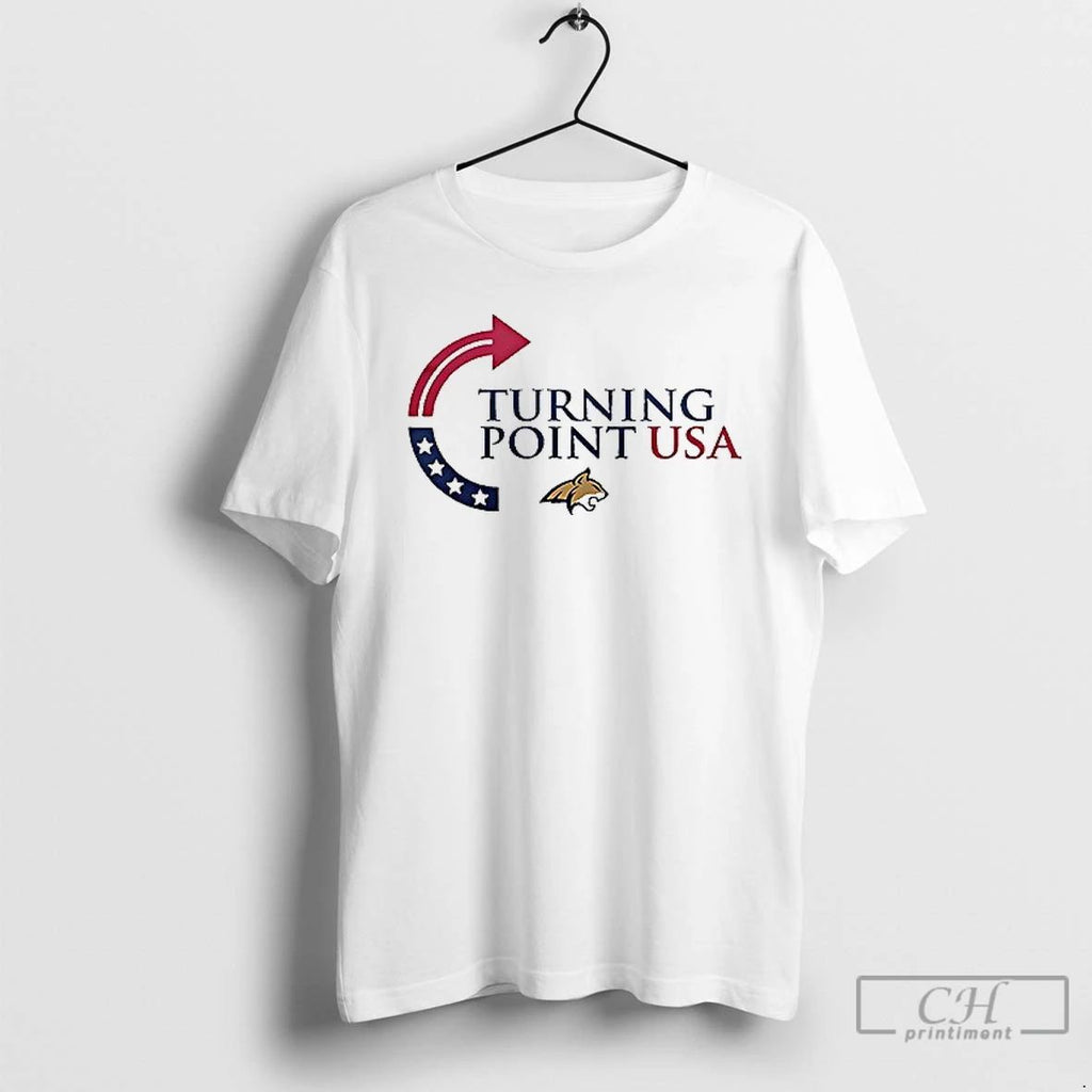 Montana State X Charlie Kirk Turning Point Usa T Shirts