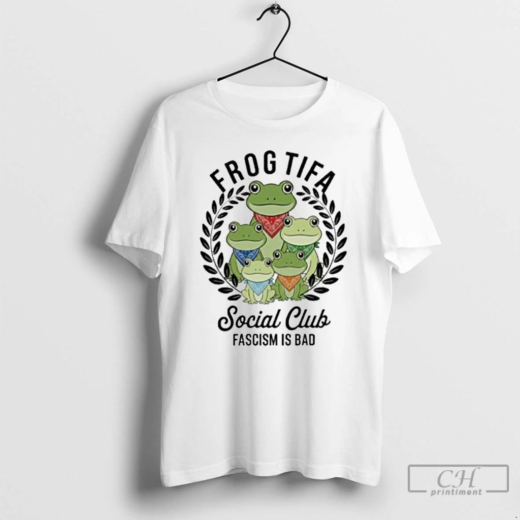 Classic Frog Tifa Social Club Fascism Is Bad Portland Frog T Shirts