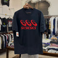 SICSICSICS '666' *LIMITED-RARE* (90s ENERGY)BLACK T-SHIRT