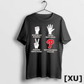 Official Nothing Beats Phillies Hands Rock Beats Scissors Paper Beat Rock Tshirts Sweater