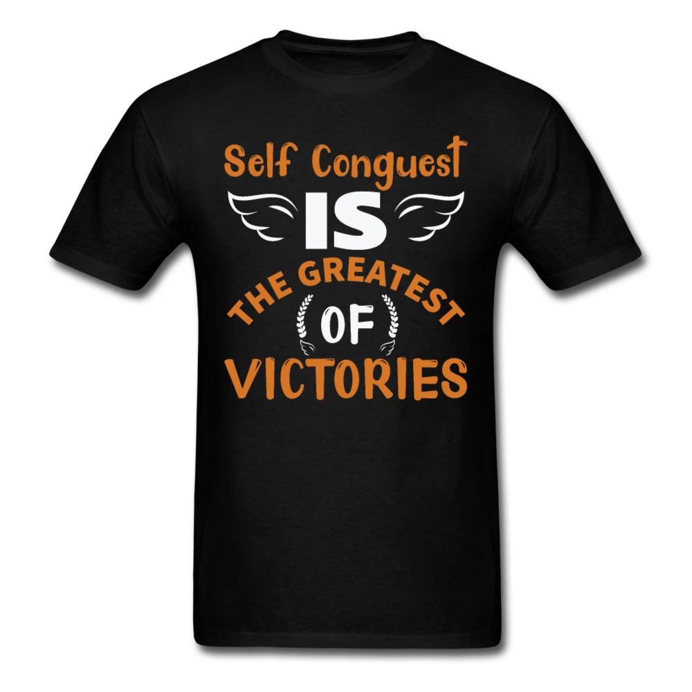 Self Conguest shirt Inspirational Quote Tshirt motivational T-Shirt