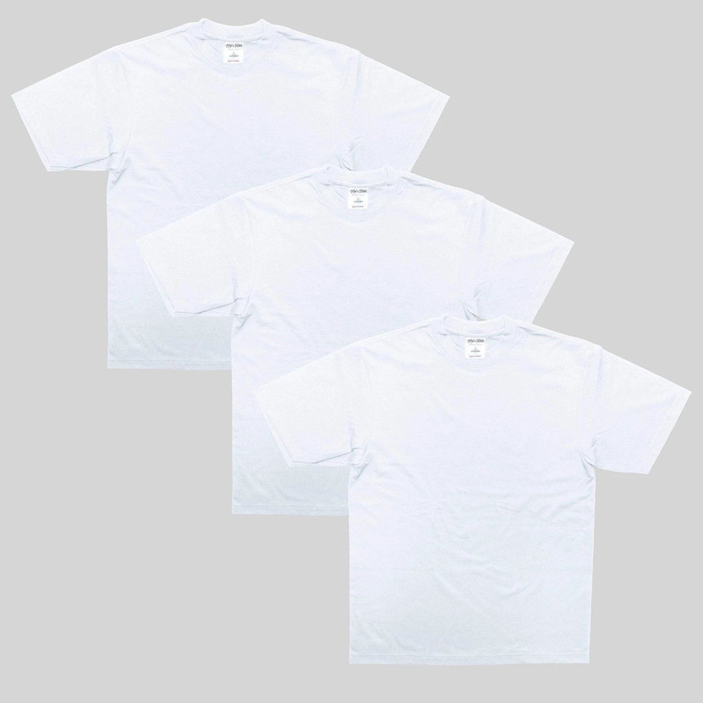 3-Pack Shaka Wear 7.5 oz Max Heavyweight Short Sleeve T-Shirt
