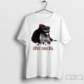 Classic Vampire Raccoon This Sucks Halloween T Shirts
