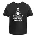 'Yoga Balance Meditation' Unisex T-Shirt -  100% Cotton (S-XXL) (TA055306)