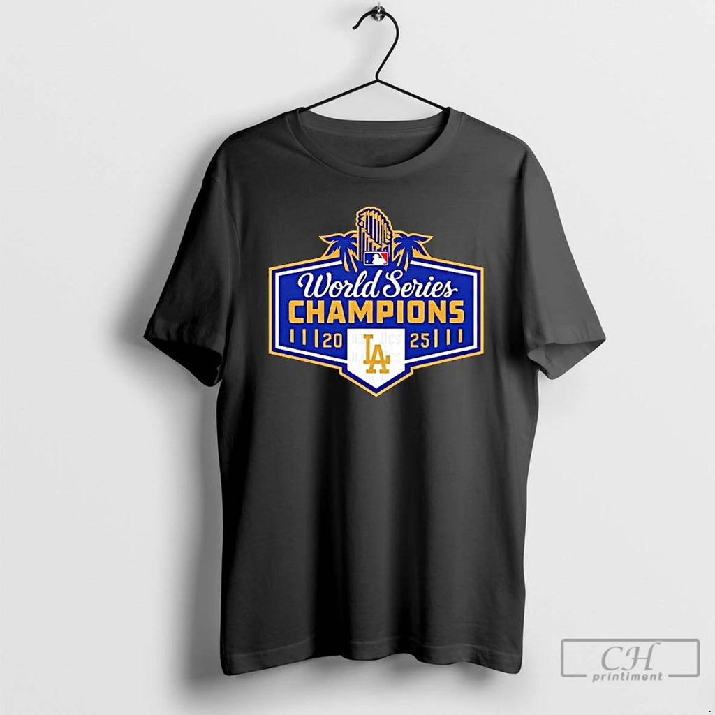 Premium Mlb Los Angeles Dodgers As 2025 World Series Champions T Shirts