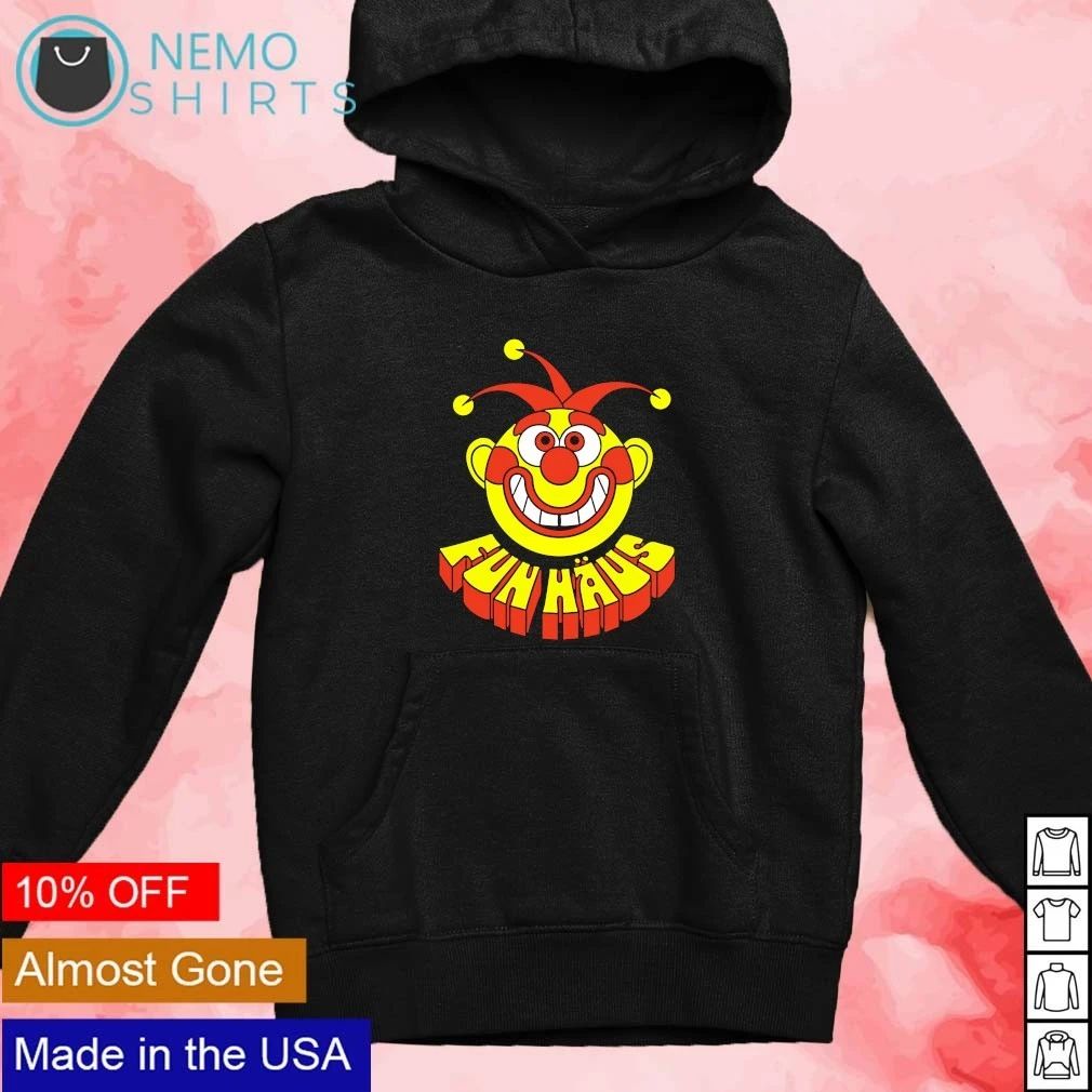 Fun Häus Clown funhaus jester circus retro shirt