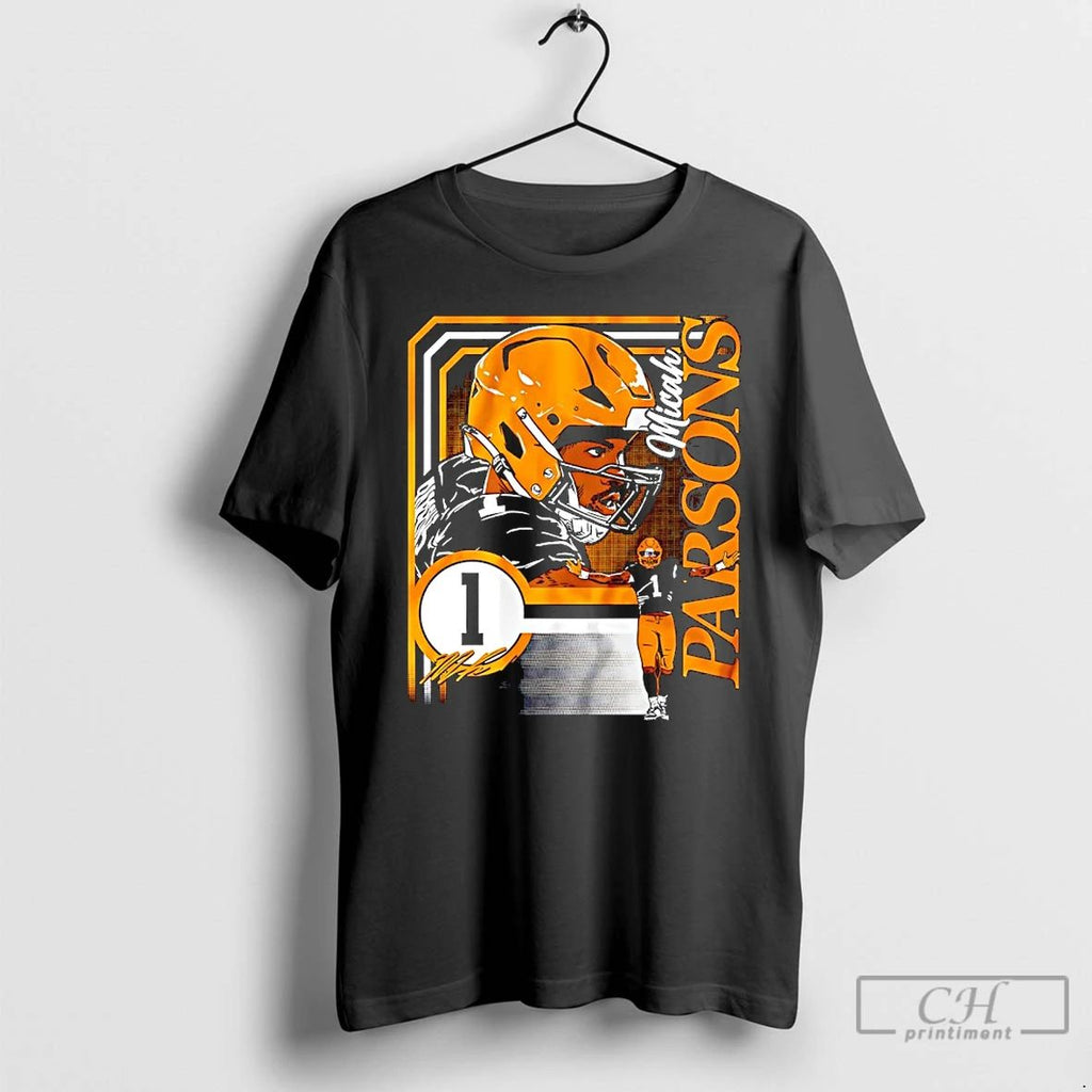 Premium Micah Parsons 1 Green Bay Packers Collage Frame Signature T Shirts