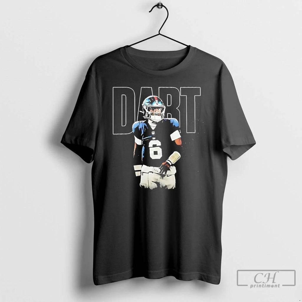Classic Jaxson Dart Portrait Ny Giants T Shirts