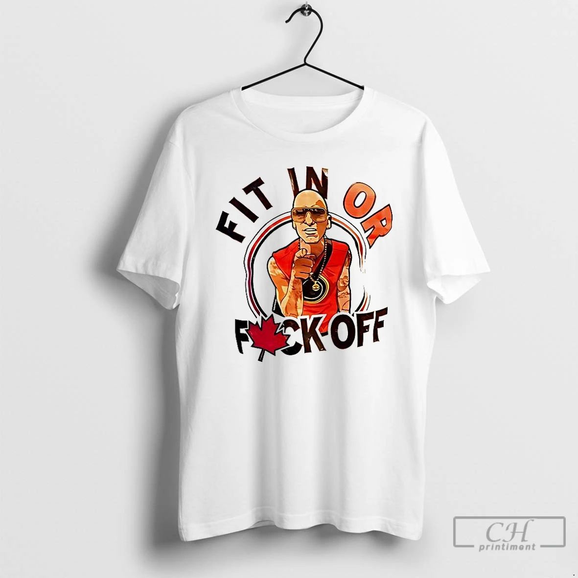 Premium Canada Fit In Or Fuck Off T Shirts