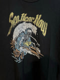 Sea.Hear.Now Festival Skeleton Surf Graphic T-Shirt Black L Men's the Killers