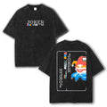Balatro Misprint Joker Pixel Washed 2 sided printed T-Shirt, Menswear Tops shirt