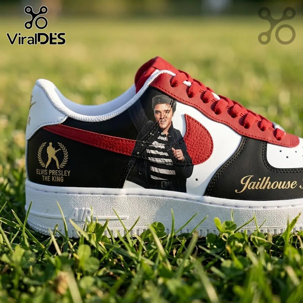 Elvis Presley Jailhouse Rock Air Force 1 Sneakers