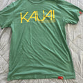 Tamba surf company Classic Logo Kauai Hawaii Green Shirt Large