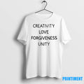 Creativity Love Forgiveness Unity Tshirts Sweater