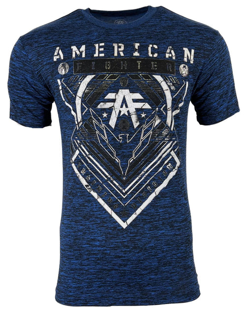 AMERICAN FIGHTER Men's T-shirt BRIDGE CITY Athletic BLACK
