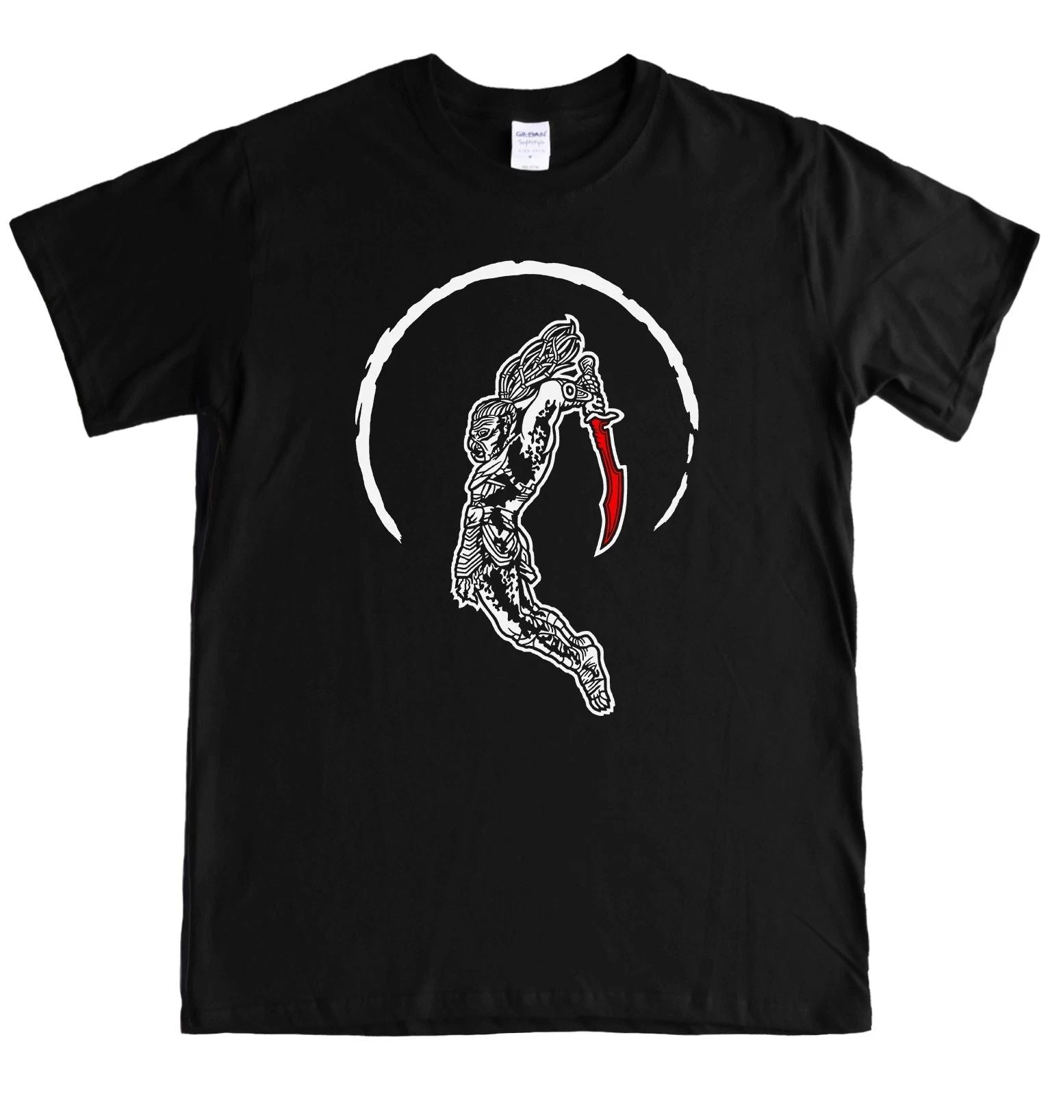 PREDATOR BADLANDS T-Shirt, Dek, Sword, First Hunt, Movie Film Black tee, S - 5XL
